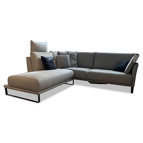 Rolf Benz Ecksofa Ecksofa Cara 2020 Stoff 14.162 Steingrau Ablage Eiche Fur günstig online kaufen