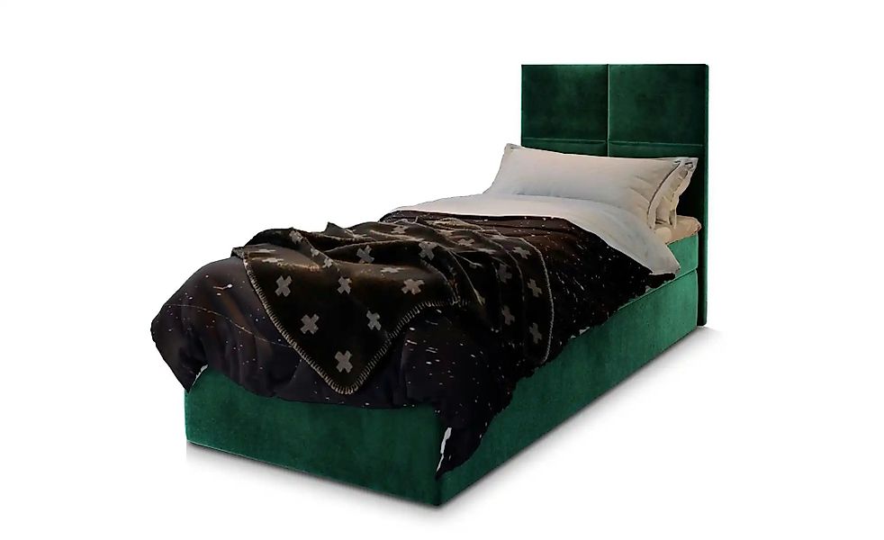 MASSENO Boxbett   ¦ grün ¦ Maße (cm): B: 90 H: 98 Betten > Polsterbetten - günstig online kaufen
