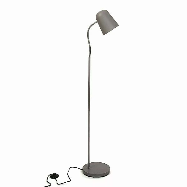 Stehlampe Versa Grau Metall (23 X 142 X 35 Cm) günstig online kaufen