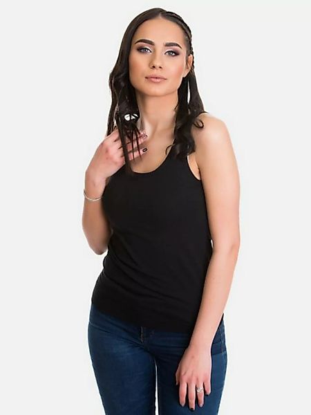 Evoni T-Shirt Basic Shirt für Damen Sommer Tank Top günstig online kaufen