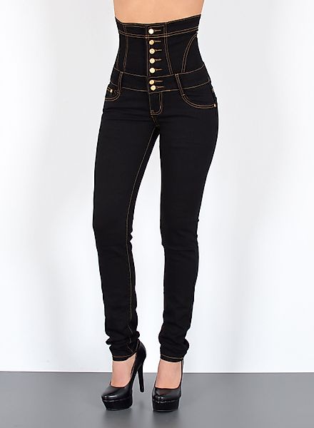 ESRA Skinny-fit-Jeans Damen Skinny Jeans 7 günstig online kaufen