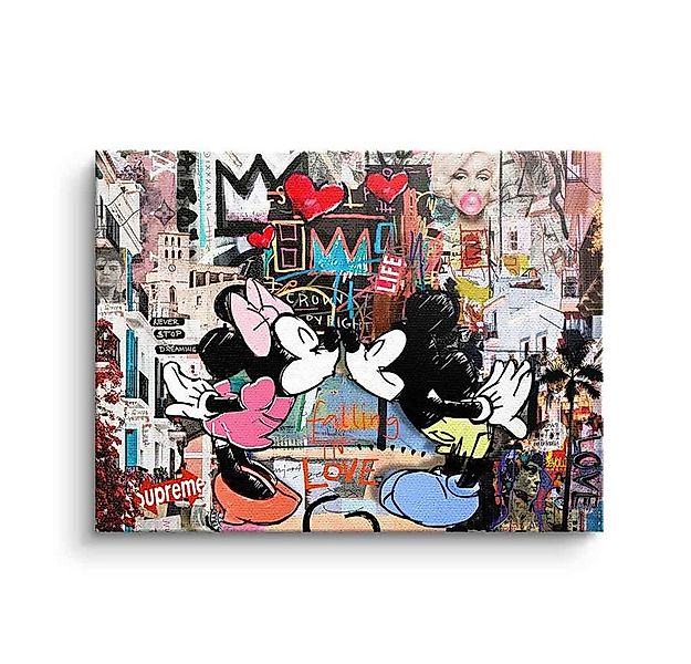 DOTCOMCANVAS® Leinwandbild Kiss in Ibiza, Leinwandbild Kiss in Ibiza Micky günstig online kaufen
