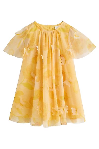 Next Partykleid Kurzärmeliges Mesh-Kleid, Schmetterling (1-tlg) günstig online kaufen