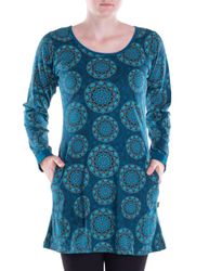 Vishes Tunikakleid Leichtes Langarmshirt-Kleid Damen Kleider günstig online kaufen