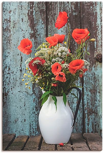 Artland Wandbild »Krug mit Mohnblumen«, Blumen, (1 St.), als Alubild, Outdo günstig online kaufen