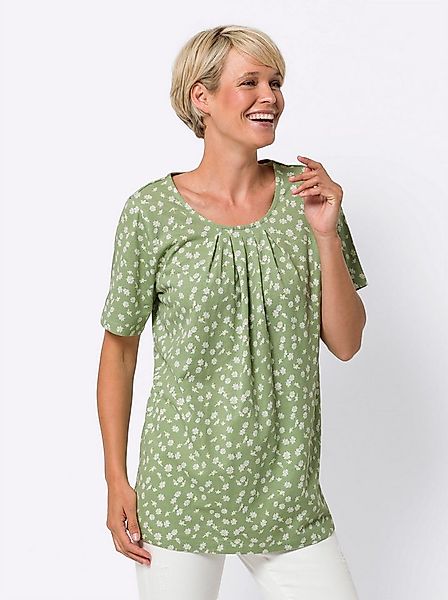 Sieh an! T-Shirt Longshirt Kurzarm günstig online kaufen