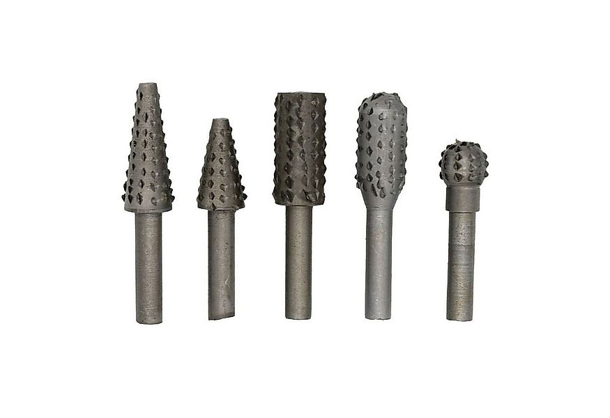BENSON Bohrer- und Bitset Raspel 5 tlg Fräse Dremel Holzfräse Bohrer, Schle günstig online kaufen