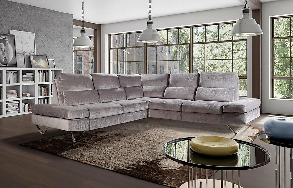 JVmoebel Ecksofa, Ecksofa Couch Polster Multifunktions Relax Verstellbare C günstig online kaufen