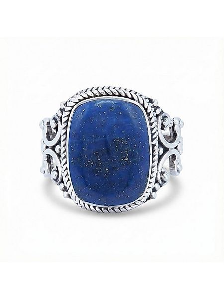 mantraroma Silberring SERAPANA aus 925 Silber mit Lapis Lazuli (Ring mit Sc günstig online kaufen