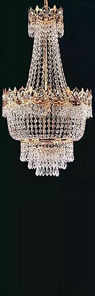 JVmoebel Kronleuchter Modern Kronleuchter Deckenleuchter Gold Lüster Krista günstig online kaufen