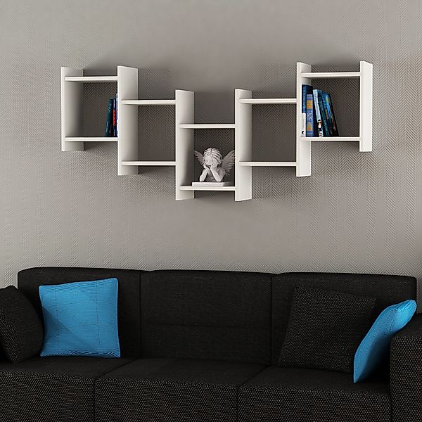 Decortie Wandregal Bat, Modernes Schwebendes Wandregal, günstig online kaufen