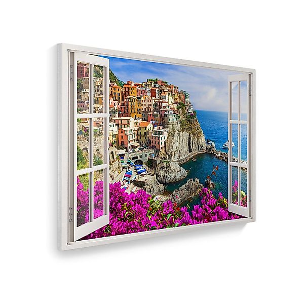 WallSpirit Leinwandbild "Fenster mit Aussicht", Cinque günstig online kaufen