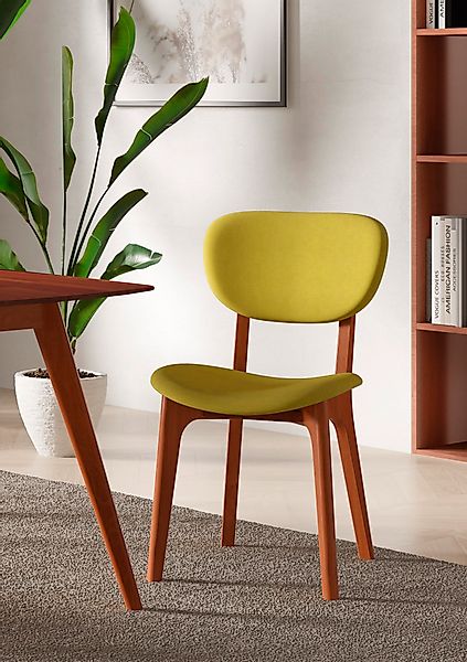 INOSIGN Stuhl »COZY Made in Italy« (Set) 2 Stk.Gestell in Buche, Kirsch- od günstig online kaufen