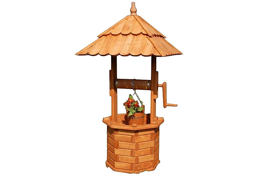 DEKO VERTRIEB BAYERN Zierbrunnen Holzbrunnen 120 cm Gartenbrunnen imprägnie günstig online kaufen