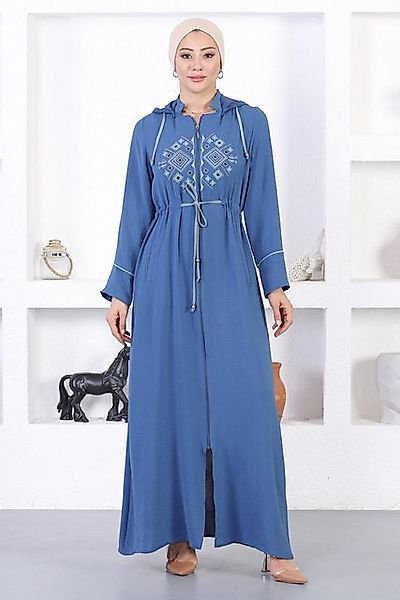 MODAMİHRAM Maxikleid Bestickte Kapuzen-Abaya günstig online kaufen