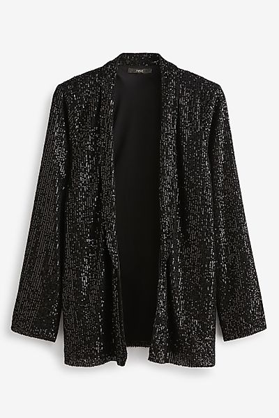 Next Jackenblazer Blazer mit Pailletten, Kurzgröße günstig online kaufen