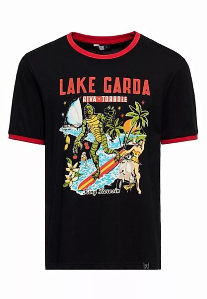 KingKerosin Print-Shirt Lake Garda (1-tlg) mit Artwork-Print günstig online kaufen