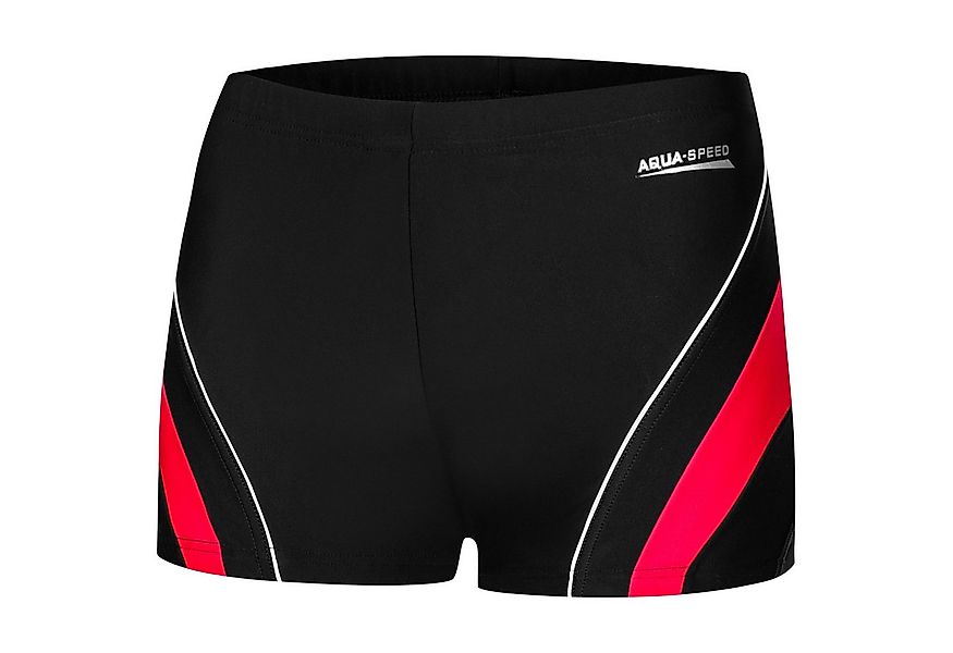 Aqua Speed Badehose Dennis Sport Swim Trunks UV Schutz Navy Orange Größe M günstig online kaufen