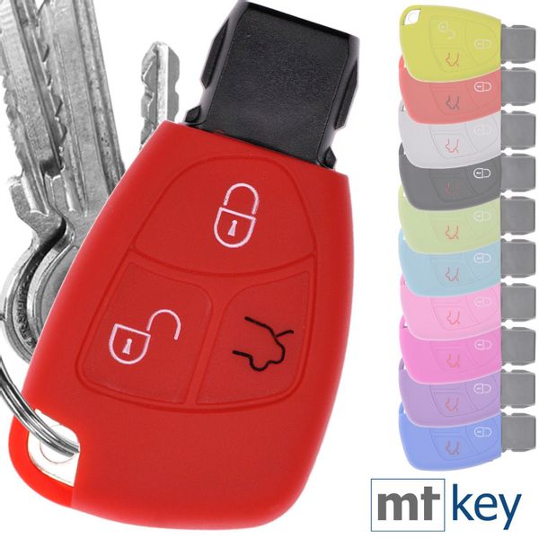 mt-key Schlüsseltasche Autoschlüssel Softcase Silikon Schutzhülle günstig online kaufen