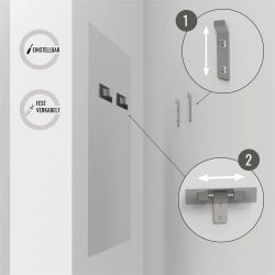 Loevschall Badspiegel "Lago, Spiegel Bundle inkl. Schminkspiegel, Badezimme günstig online kaufen