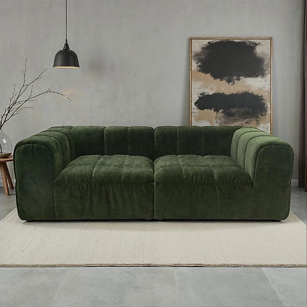 DOMO collection Big-Sofa "800019 Megasofa in 2 Breiten, Kassettensteppung, günstig online kaufen