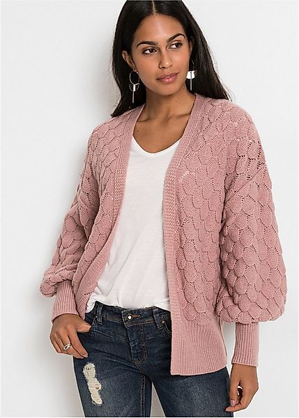 bonprix Ajourstrickjacke Ajour-Strickjacke günstig online kaufen