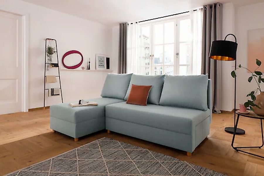 INOSIGN Ecksofa »Mick L-Form«, Longchair links/rechts montierbar, wahlweise günstig online kaufen