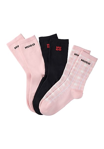 HUGO Underwear Freizeitsocken "4PQS GIFT CHECK C" mit Label günstig online kaufen