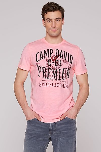 CAMP DAVID Rundhalsshirt, aus Baumwolle günstig online kaufen