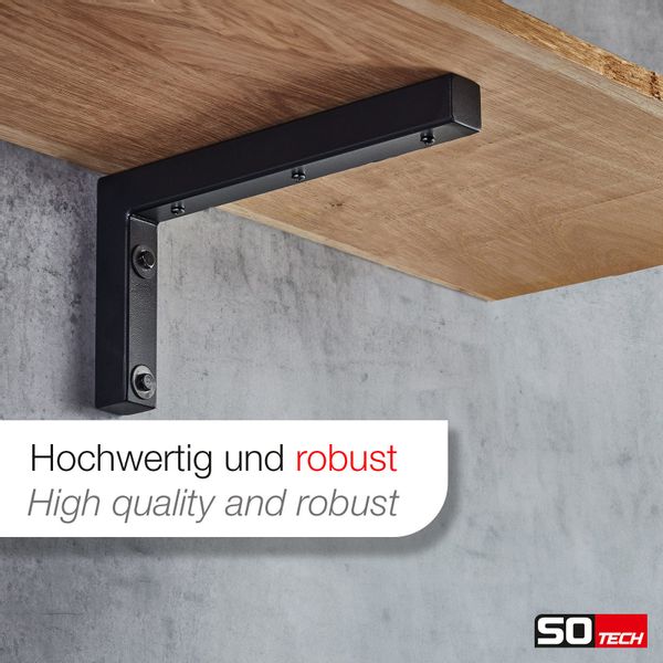 SO-TECH® Wandregalhalter Wandkonsole in L-Form robuste günstig online kaufen