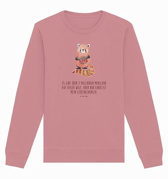 Mr. & Mrs. Panda Longpullover Größe S Roter Panda - Canyon Pink - Geschenk, günstig online kaufen