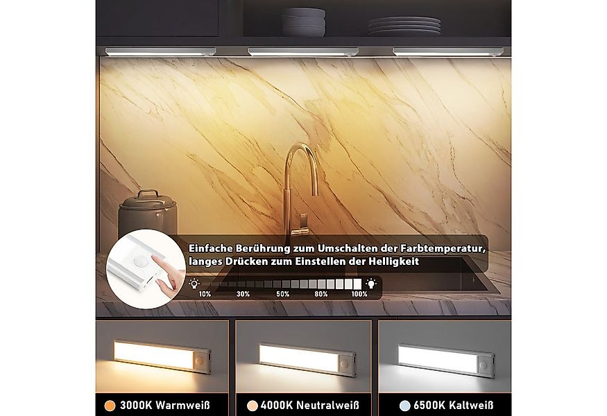 Nettlife LED Unterbauleuchte mit Bewegungsmelder 20/30/40CM Küche Schrankbe günstig online kaufen