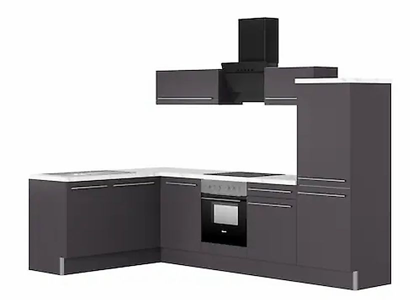 KOCHSTATION Küche »KS-Bern2« Stellmaße 175 x 295 cm, wahlweise mit E-Geräte günstig online kaufen