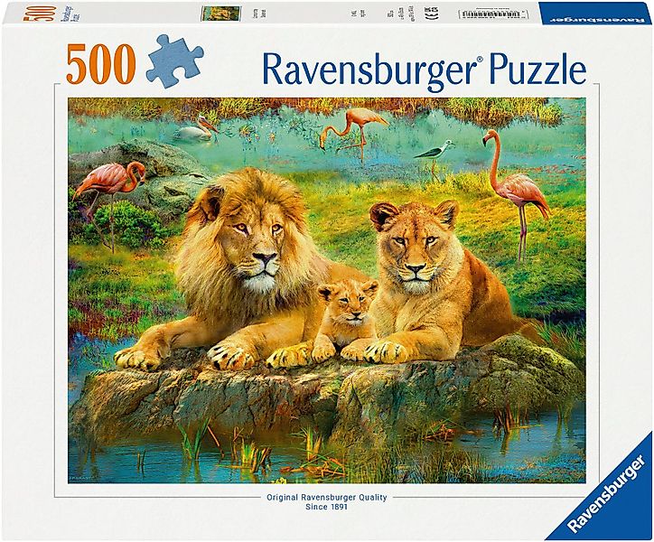 Ravensburger Puzzle Löwen in der Savanne, günstig online kaufen