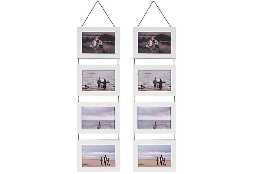 BlingBin Bilderrahmen Collage 10x15 Vier aufgehängte Bilderrahmen Set, 8 Öf günstig online kaufen