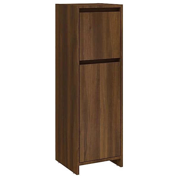 vidaXL Badschrank Braun Eichen-Optik 30x30x95 cm Holzwerkstoff Modell 1 günstig online kaufen