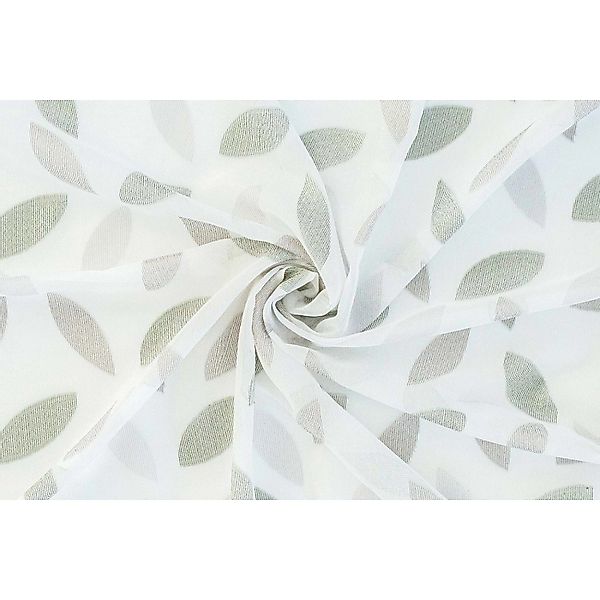 HOMING Gardine "Keela" verdeckte Schlaufen 1 Stk. tlg. Blätter, floral, Blu günstig online kaufen