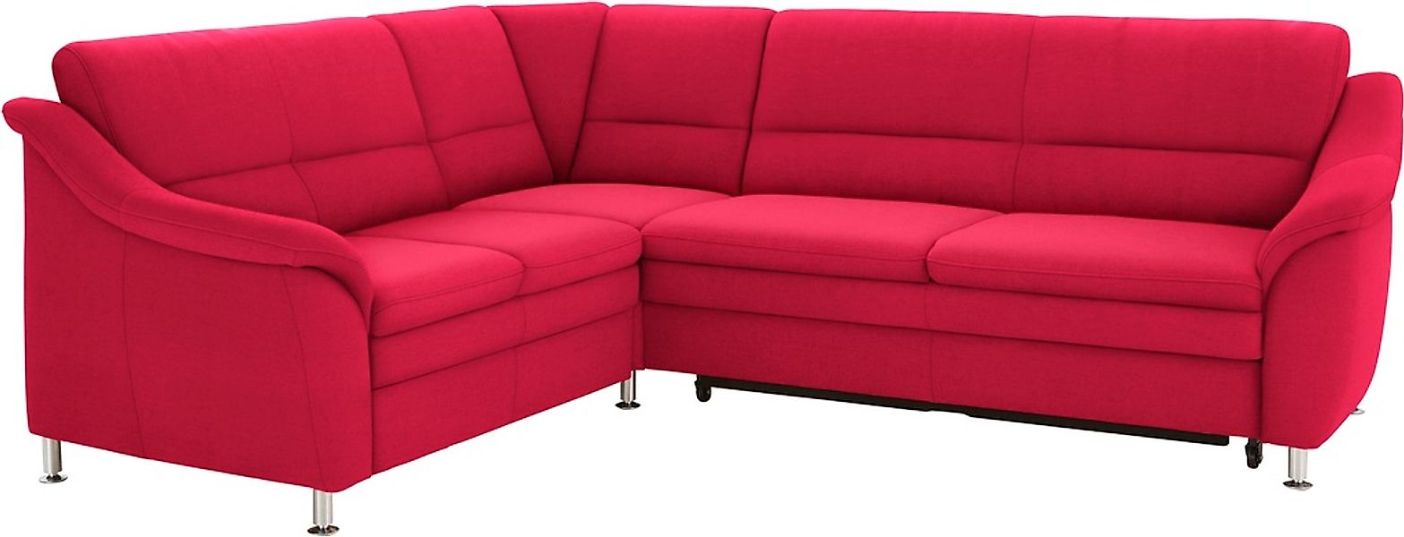 sit&more Ecksofa »Cardoso L-Form«, mit Federkern, wahlweise mit Bettfunktio günstig online kaufen