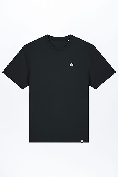Heavy T-Shirt mit Stickerei aus Bio Baumwolle günstig online kaufen