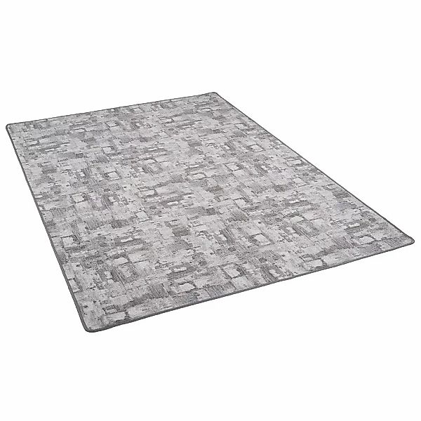 Snapstyle Feinschlingen Velour Teppich Strong Trend Hellgrau 80x200cm günstig online kaufen