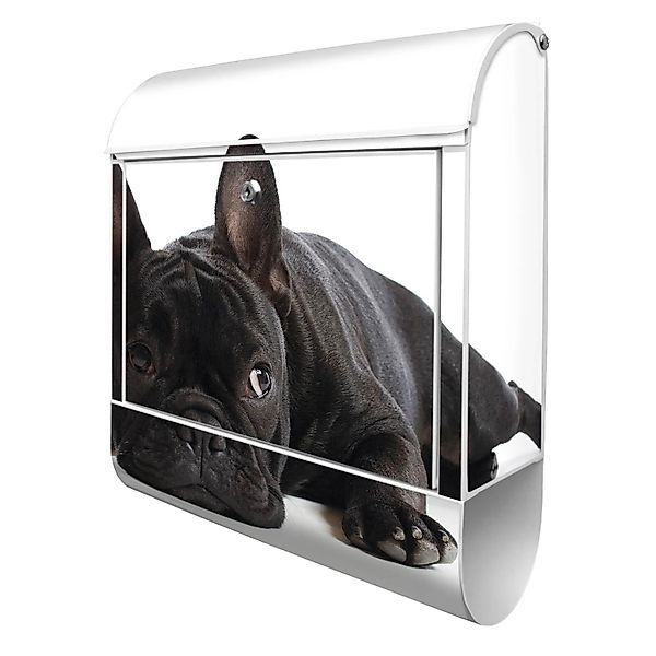 Banjado Design Briefkasten Weiß Pulverbeschichtet 39x47x14cm 2 Schlüssel Mi günstig online kaufen