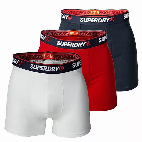Superdry Herren Boxer Shorts, 3er Pack - Classic Boxer Triple Pack, Organic günstig online kaufen