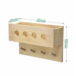 CADANI Garderobenleiste Kindergarderobe WUBO (Kindergarderobe, 1 günstig online kaufen