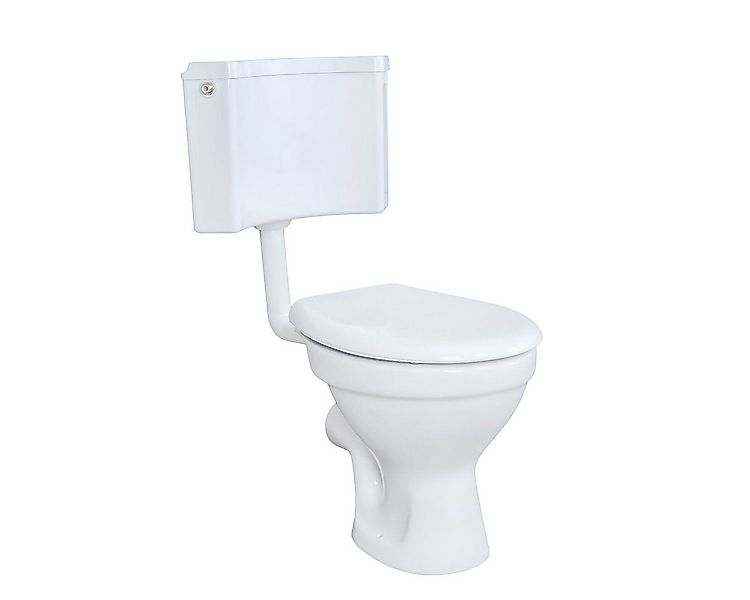 Belvit Tiefspül-WC BV-SW5001+BV-AP2001-SET, Belvit Stand WC Set Weiß mit wa günstig online kaufen