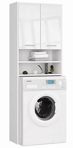 Home Collective Waschmaschinenumbauschrank 64x30x180cm, Badezimmer Hochschr günstig online kaufen