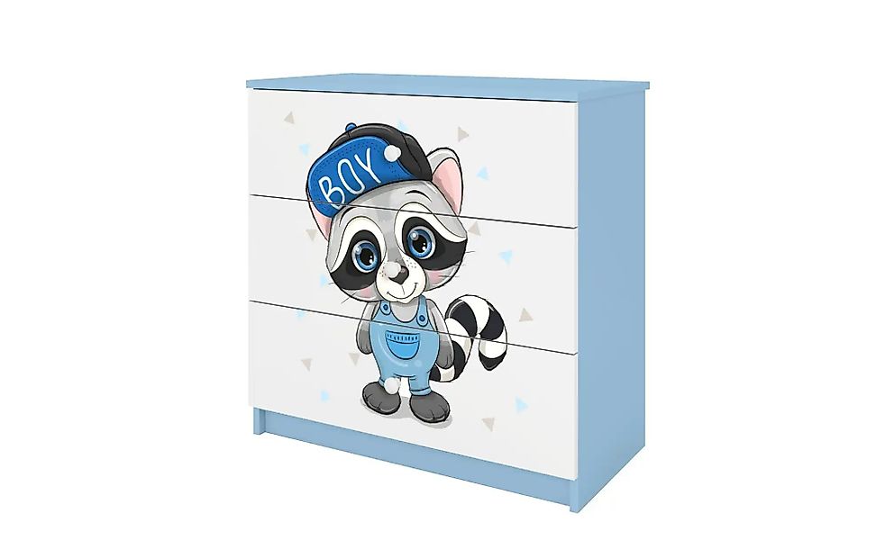 Kommode  Waschbär ¦ blau ¦ Maße (cm): B: 81 H: 80,5 Kommoden & Sideboards > günstig online kaufen