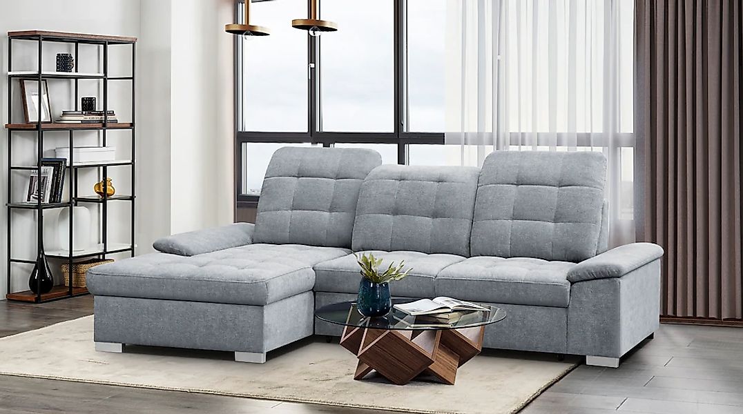 WERK2 Ecksofa "Carmen, mit Bettfunktion & Bettkasten, optional Sitztiefenve günstig online kaufen