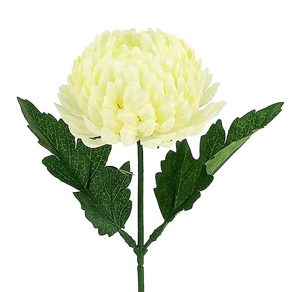 Kunstblume Chrysantheme Creme Künstliche Blume Deko günstig online kaufen