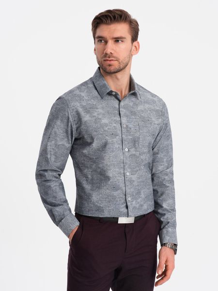 OMBRE Flanellhemd Klassisches Herrenhemd aus kariertem günstig online kaufen