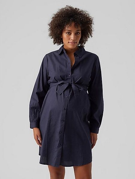 Mamalicious Shirtkleid (lang) MLNANNA L/S WO ABK SHIRT DRESS 2F A. günstig online kaufen
